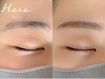 ヒア(Here.)/アイブロウメイクが苦手な方にも