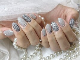 【Rika】ツイードネイル