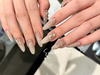 ハロ(Halo)の写真/長さ、形、強度を兼ね備えたスカルプ◇シンプル～華やかな本格派アートまでデザインも豊富にご用意!!