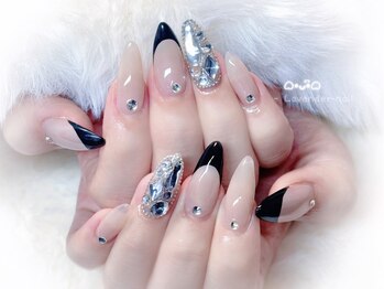 ラベンダーネイル(Lavender nail)の写真/大事な日の前に理想の綺麗な指先に♪イベント前や推し活にオススメ◎パーツ追加も◎≪長さ出し10本￥8700≫