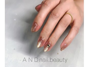 アンドネイル ビューティー(AND nail,beauty)/秋ネイル/マグネット/藤沢