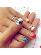 アイル ビューティーサロン(Airu Beauty Salon)/ペイズリー柄ネイル