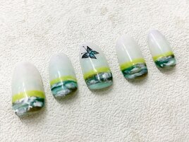 手描きアートネイル