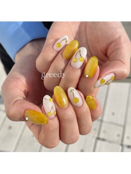 グリーディ(greedy)/さくらんぼネイル