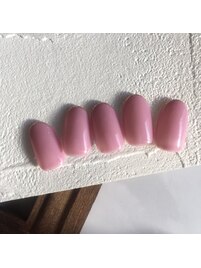 ワンカラー（先端ラメライン）