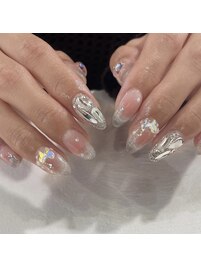 キラキラビジュー&リボン