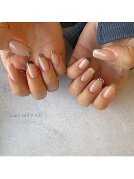 リアンスネイル ヴィヴィッド 岡山店(LianS nail ViViD)/バーチャルフレンチ