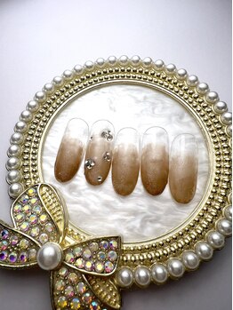 ブリリアント/ワンポイントネイル#成人式