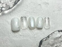 《パラジェル・フィルイン・マグネット》Nail Salon Raize都島駅前店【Hawaii館】/12月マンスリーデザイン【6000】