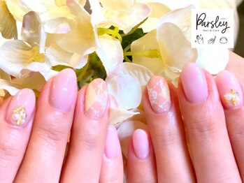 パスリー ネイルアンドケア(Parsley Nail&Care)/アーガイル柄ネイル