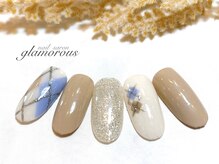 ネイルグラマラス 西新井店/《パラジェル》アーガイル柄