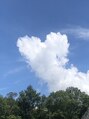 リコ フェリーチェ(Rico Feliche) ハート型の雲♪思わず写メを撮りました!