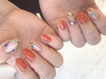 ネイルアイラッシュ アールエビス(R EBISU)/お好きなアート4本 ¥9500