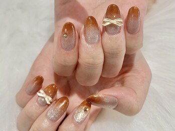 ネイルキュート アンド クールラッシュ 亀有店(nailcute & CoolLash)/マグネットバーチャルフレンチ