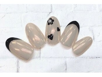 アルセア 上野御徒町店(Alcea)/オーロラネイル フレンチ ホロ