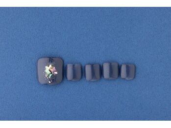 ワンポイントフットネイル