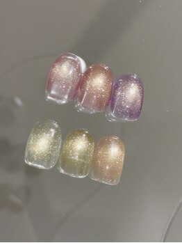 ペロ 名古屋(pelo)の写真/SNSで話題のnail◇【マグネットネイル¥6150(初回オフ無料)】ショートネイルと相性◎colorの種類も豊富！