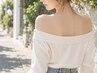 後ろ姿に自信が持てるうる艶背中美人ケアシェービング¥7700