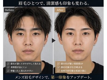 ミダシー 藤沢店/清潔感が上がる！眉毛WAX脱毛