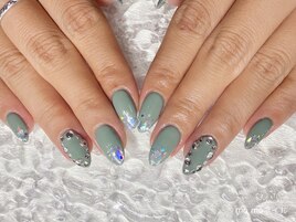 秋色ネイル