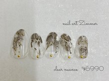 ネイルアート ジマー/クリアニュアンスコース¥6990
