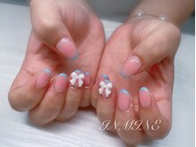 インミニネイルサロン 上野御徒町(INMENE)/ふんわりチークネイル♪