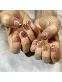 インクもやもやネイル