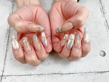 ネイル ビューティーマジック 葛西本店/ロングオーロラネイル