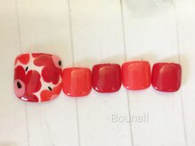 ボネール(nail ＆ eyelash Bounail)/フット手描き 9480円