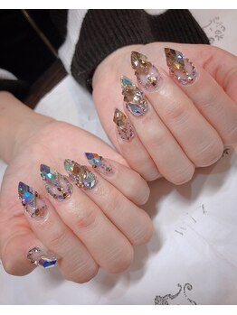 ネイルサロン ウィズ(Nail Salon Wiz)/ランバス キラキラ 派手 ネイル