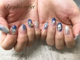 ブルーニュアンスネイル☆