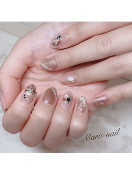 マリーネイル(Marie nail)/#クリスマスネイル♪¥7,700