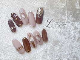 ブラウンネイル/ミラーネイル