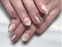 ネイルサロン マハロ 横浜四季の森フォレオ店(Nail Salon Mahalo)/ぷっくりお花ネイル