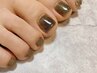 【foot】flash nail（オフ込み）　¥6000