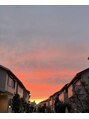 ブリス(BLISS)&nbsp;夕焼けの写真を撮るのが好きです。近所の街並みをよく撮ります♪