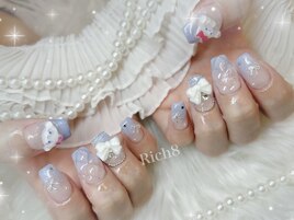グラデーションシナモンネイル