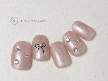 ネイルメゾン 梅田(NAIL MAISON)/きらきらリボン