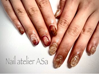 アーザ 吉祥寺(ASa)の写真/【吉祥寺駅徒歩2分】大人女性に人気のサロン☆《HANDベーシックアートコース（アート計4本まで）¥6980～》