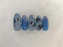 ネイル ドゥ 岡山駅前店(Nail Doux)/ガーリーリボン