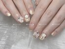 お花ネイル/ジェルネイル