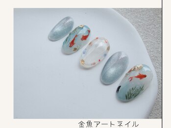 プレンティー 北千住西口店(plenty)/金魚アートネイル