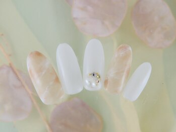 シューズネイルプロデュース/ワンカラータイダイネイル