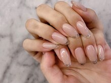 ネイル マックスケリー 大阪梅田(MAXKELLY)/スカルプ☆180分クリアフレンチ