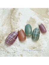 ネイルサロン クイル(QUILL)/１０月くすみカラー（１）