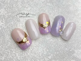 ミラーニュアンスネイル