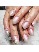 ネイルプラスユウ(NAIL+U)/オーロラシェルnail