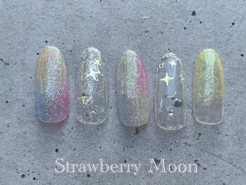 サロンストロベリームーン(Salon Strawberry Moon)/きらきらネイル ¥6980
