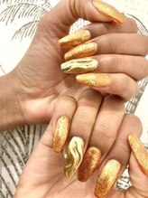 アール 桜木町店(R)/うねうねミラーネイル