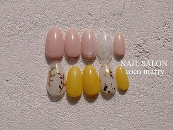 ネイルサロン ココマリー(coco marry)の写真/【美肌カラー300種類以上】5月限定＊大人可愛い春夏ニュアンスネイル ◎オフィスにも♪【ちゅるん仕上げ】